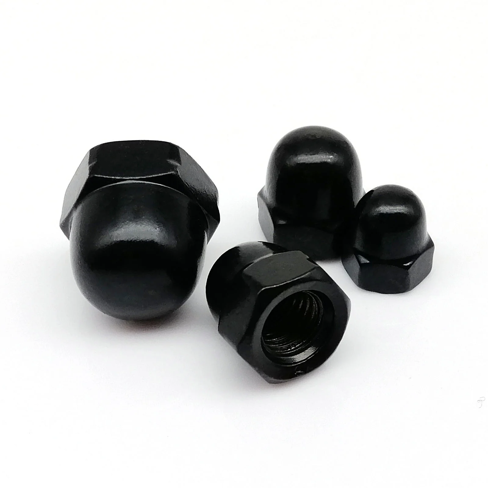 Din1587 M3 M4 M5 M6 M8 M10 Black Nylon Cap Nuts Decorative Cover ...