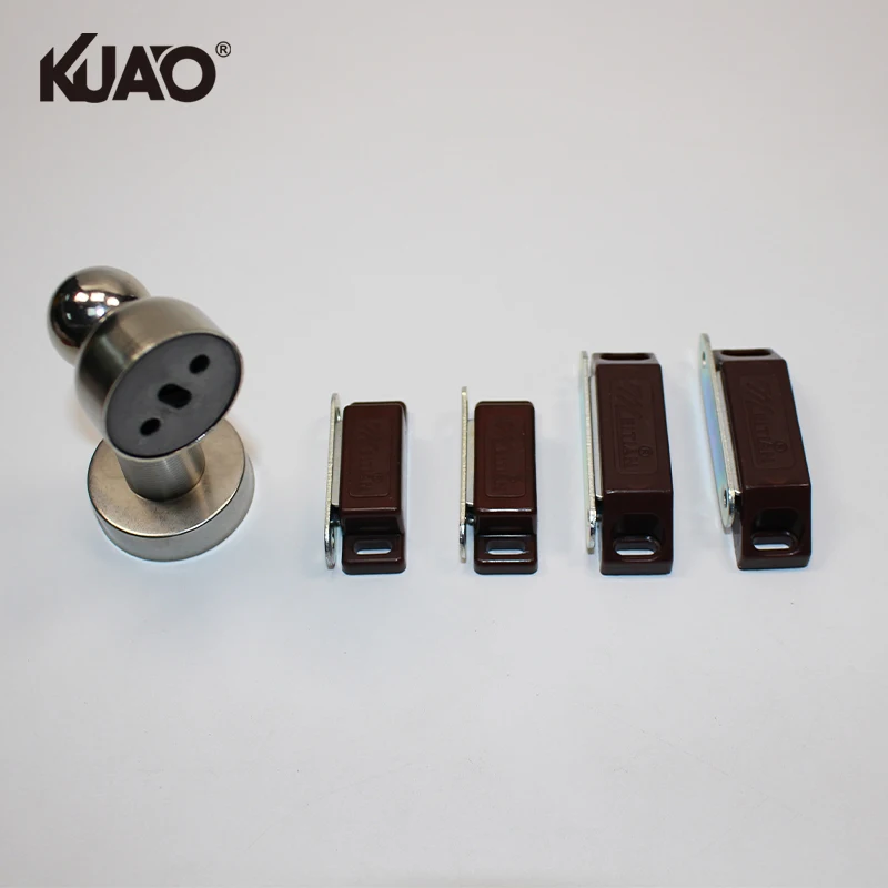 Stainless Steel Magnetic Door Stop Holder Catch Stopper Suction Door Wall & Floor Mount Door Stopper manufacture