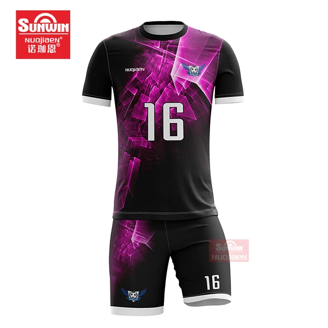 Cheap Custom Football Kits Uniform With Socks Kids Soccer Jersey