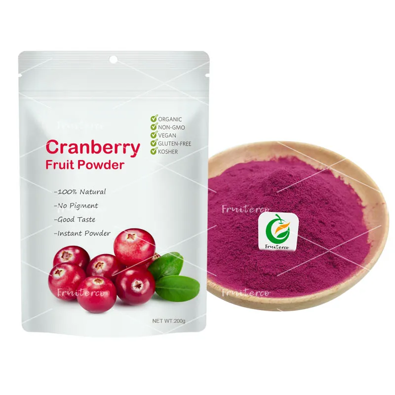 Fruiterco Organic Cranberry Fruit Extract Cranberry Juice Powder