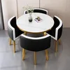 Black white leather gold frame