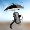 Rearview mirror With umbrella