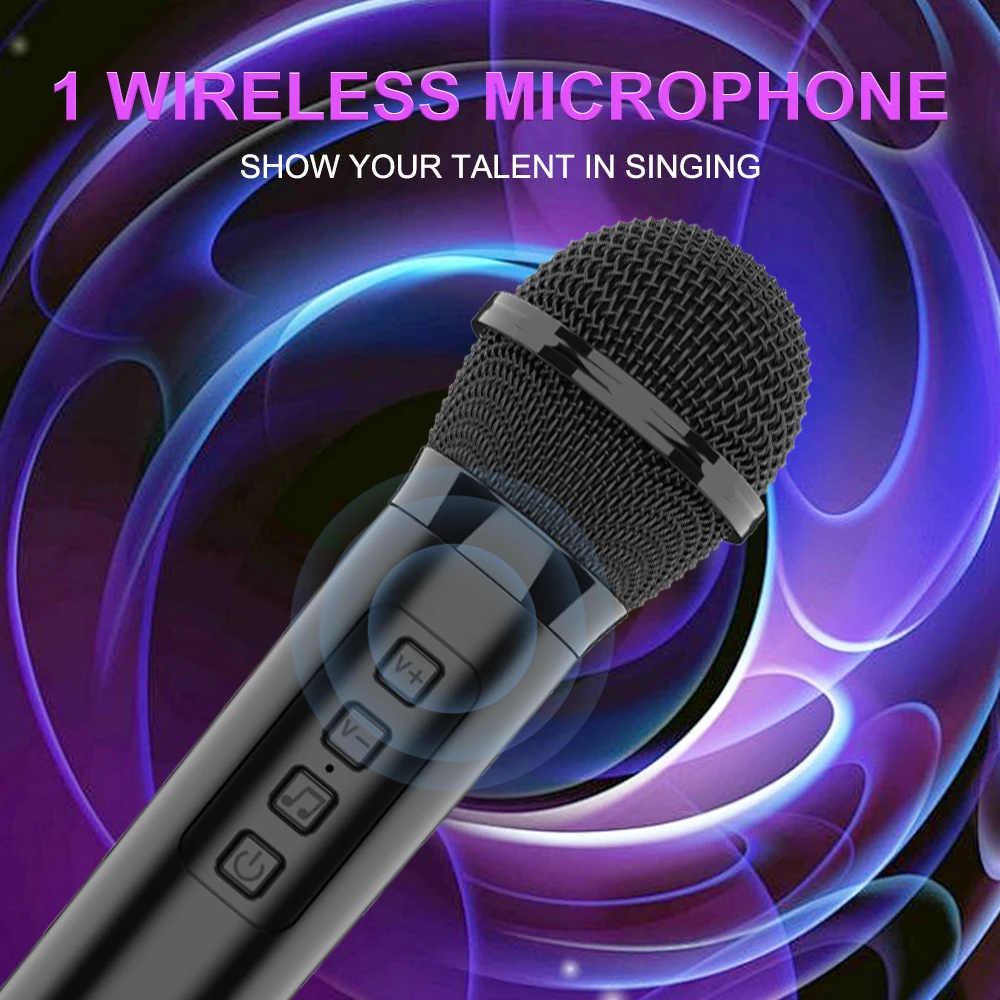 SING-E ZQS8263 Portable 50W Microphone Speaker for Parties