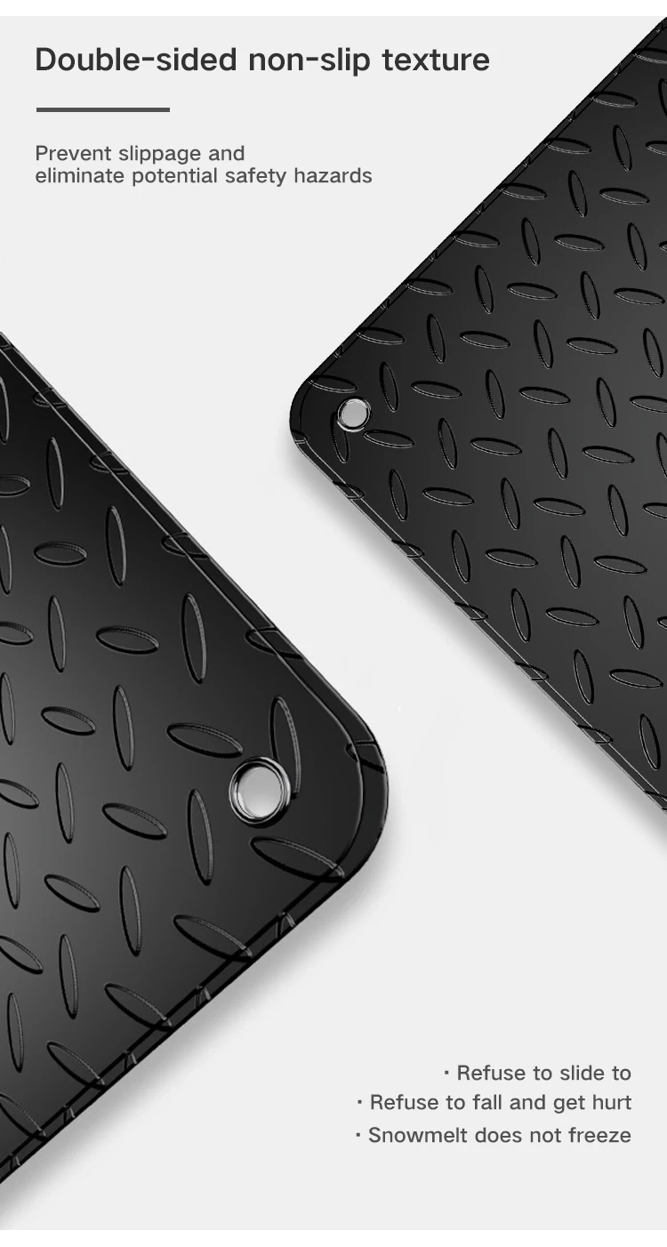 Rubber Products Driveway Snow Melt Pad Thick And Durable Low Power