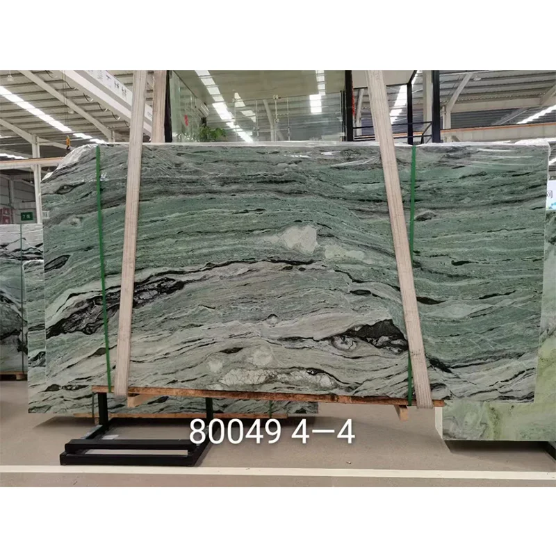 product luxury china green marble slabs for background wall design light green marble slab for countertop-4