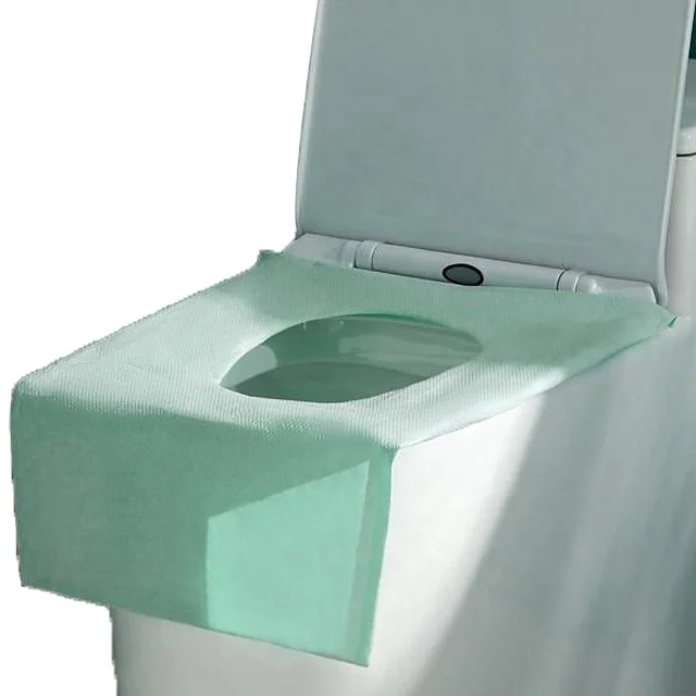 Оптовая продажа, одноразовые водонепроницаемые чехлы на сиденья унитаза из полиэтиленовой пленки