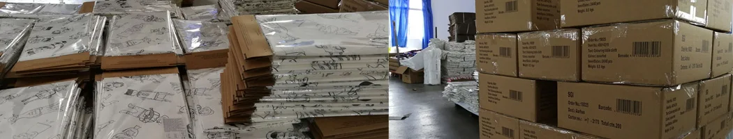 Damon-Tissue  custom  printed  paper tablecloth kids dining tablecloth