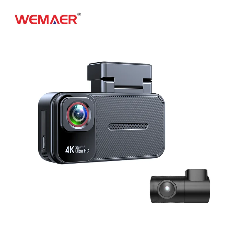 STARVIS Dash Cam 4g Supported 2 Channel F1.5 Dual Lens Dash Cam 3 Inches IPS LCD 4k+2k with Type-C Power Port for Agent