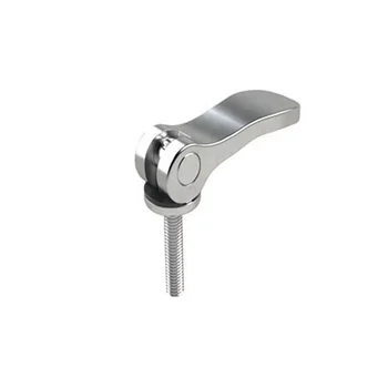 CNC Turning Machined Aluminium Stainless Steel Handle Adjustable Cam Lever Cam Clamp With Washer and Stud