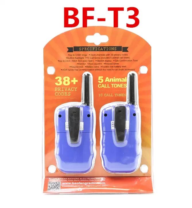 Random Color Baofeng T3 UHF  Lanyard Wireless Watch Wishhouse Children 2 3 4 5 Pack for Girls Kids pink Toy Walkie Talkies