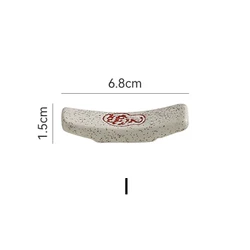 Alipis 12pcs Japanese Ceramic Chopsticks Rest Spoon Holder Tableware - View #10