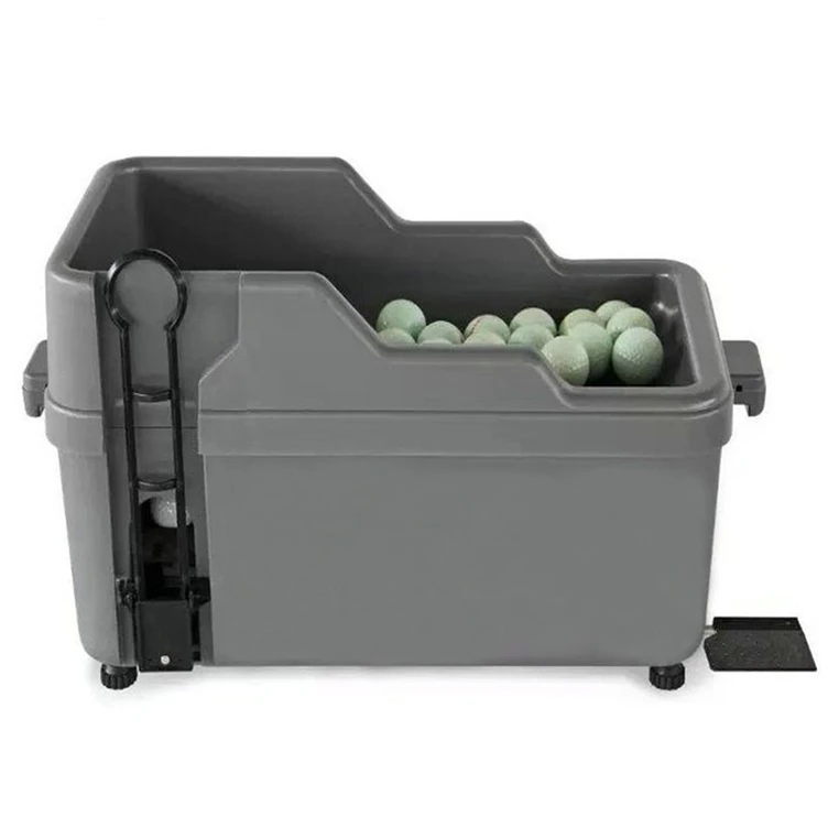 Golf Driving Ball Launcher Semi-Automatic Dispenser Machine Plastic Golf Ball Range Equipment No Power Electricity Required