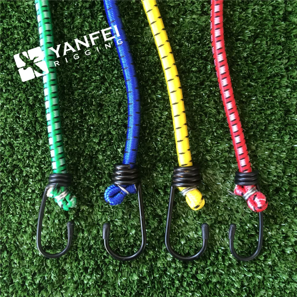 High Stretch Luggage Rope Elastic Rope Buy Bungee Cord With Hooks
