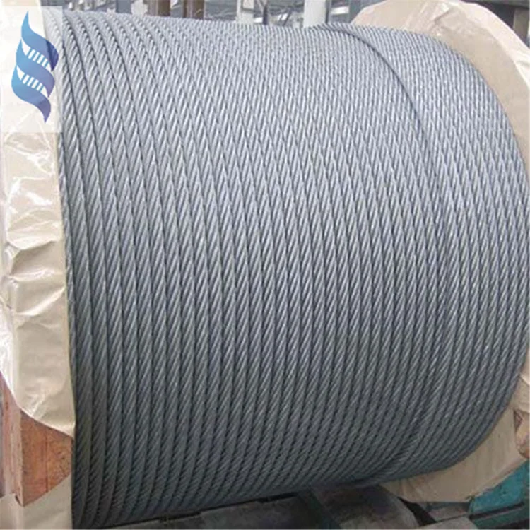 Galvanized Steel Wire Rope 6x19s+iwrc-8.3mm Use For Gondola Elevator ...