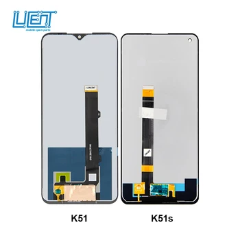 Pantalla táctil LCD frontal compatible con LG K51, color negro