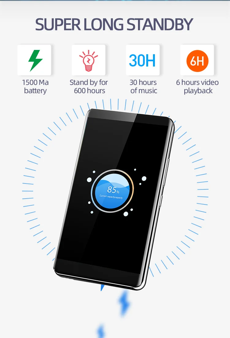 4 IPS Touch Screen Mp4 Player Android System with WiFI