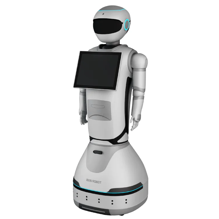 IBEN-A03 ABS Mechanical Arm Reception with Autonomous Navigation Exhibition Hall Customization Presentation Robot