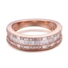18K rose gold lab diamond ring