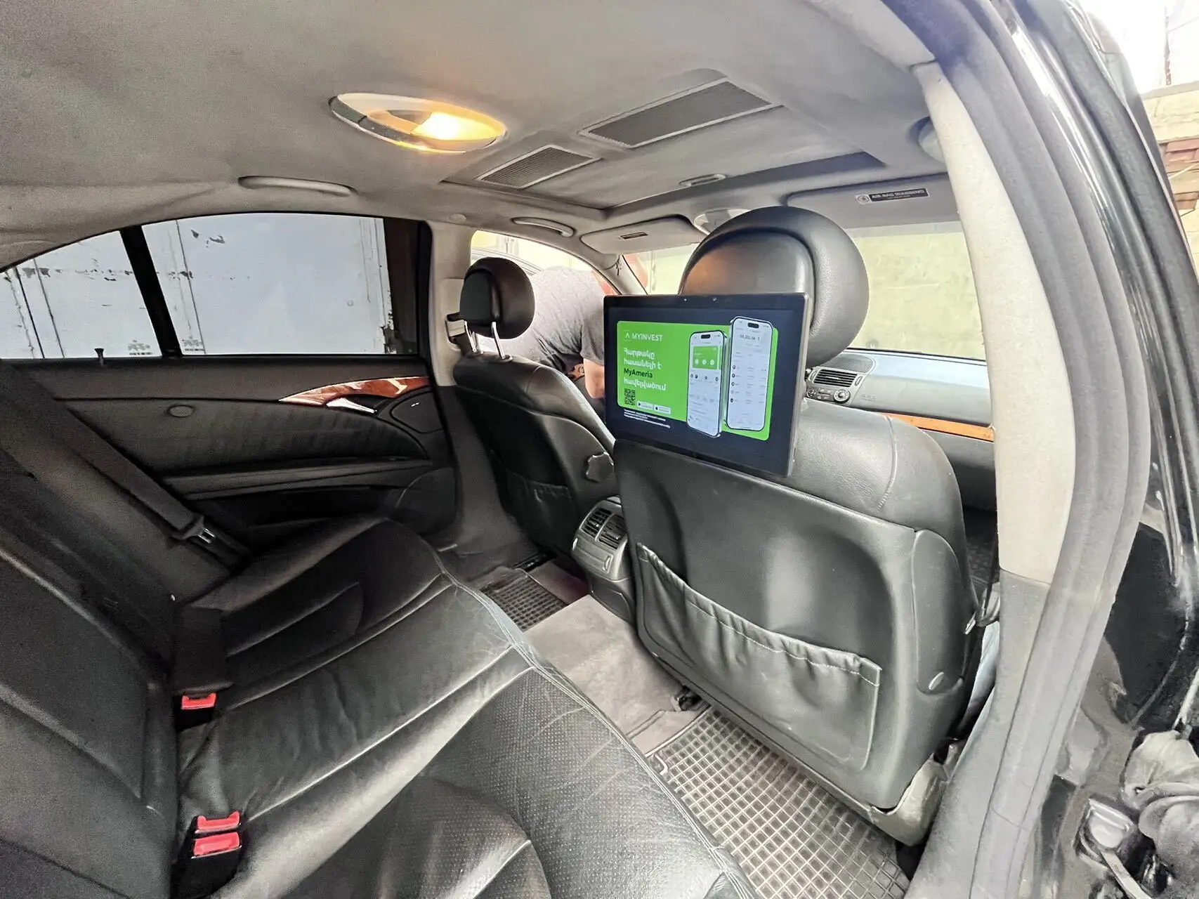 10.1'' Android 11 Car GPS Monitor  LCD Headrest Player Rear Seat Entertainment Stereo Function 4G RAM  Car