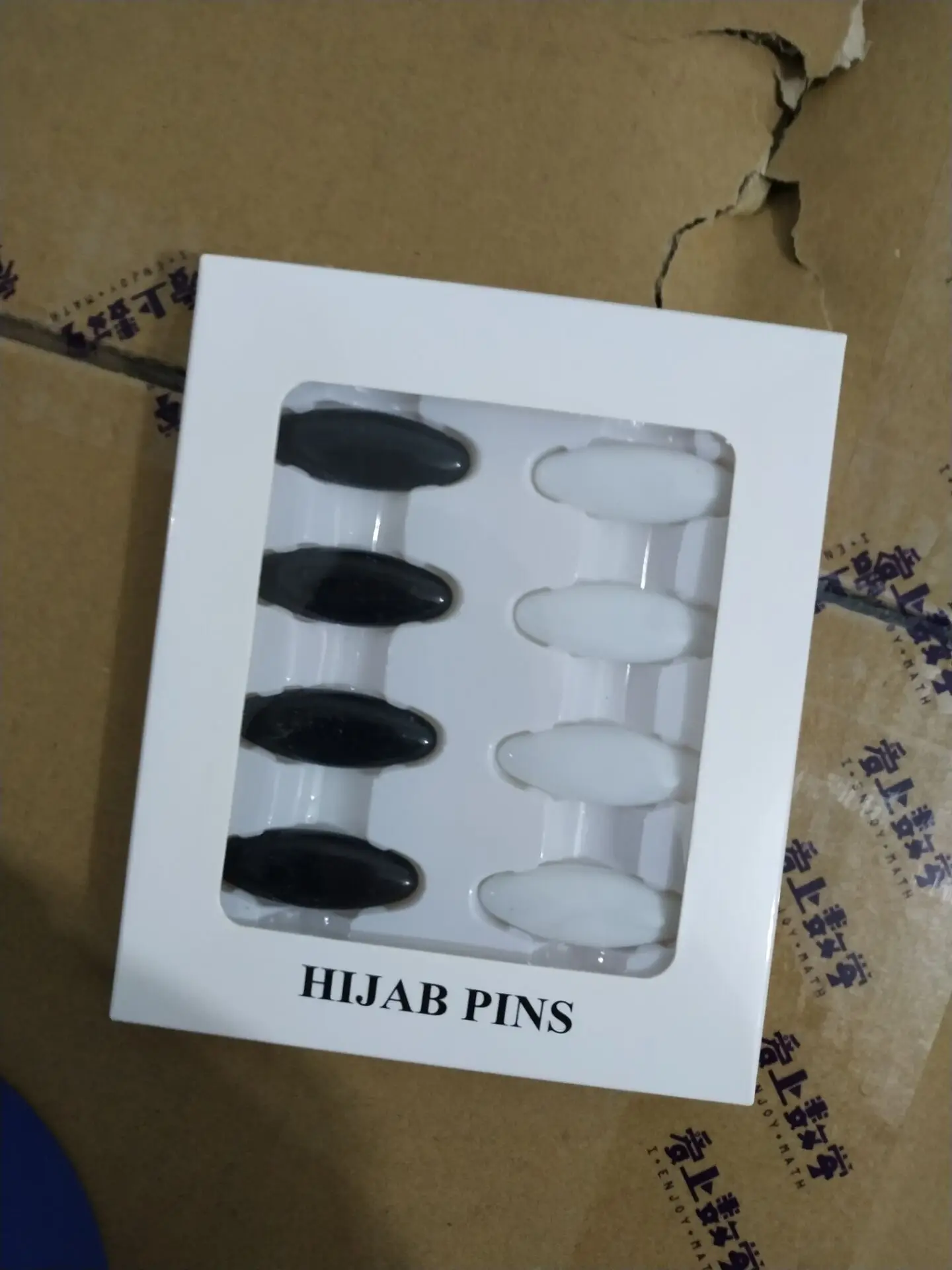 MUSLIM HIJAB SCARF SAFETY CLIP HIJAB FASHION PINS SNAG FREE BLACK DIAMOND