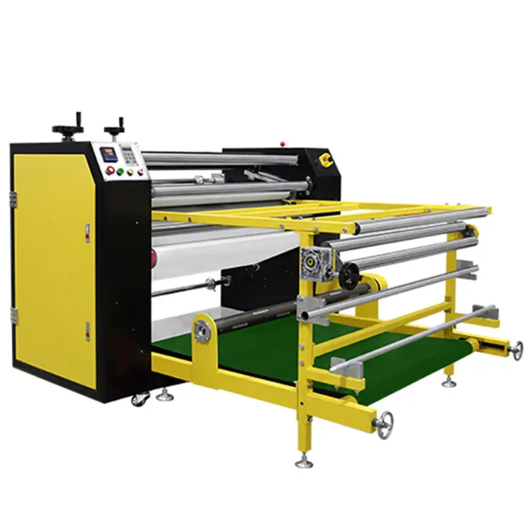 Mini Small Jc 26b Used in Heated Roller 120 cm Rubber 420mm Roll to Roll Heat Press 1.2m Sublimation Machine for Pvc Patch Label