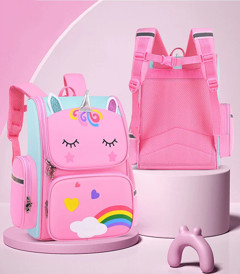 Cute Girls School Bags Children Primary School Backpack Satchel Kids Book Bag Princess Schoolbag