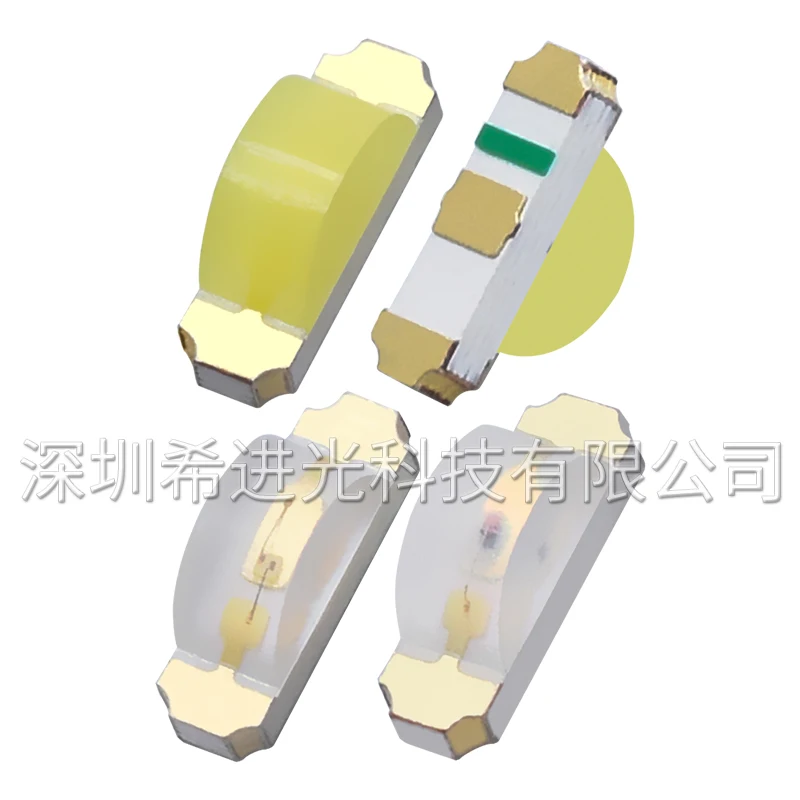 SMD 1206 светодиодный чип с боковым обзором 1204 красный желтый синий чистый зеленый белый высокая эффективность и низкое энергопотребление