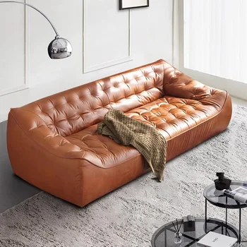 Furniture Modern Malaysia Made Furniture Genuine Camel Leather Sofa Furniture Sofa Living Room Sofa Set