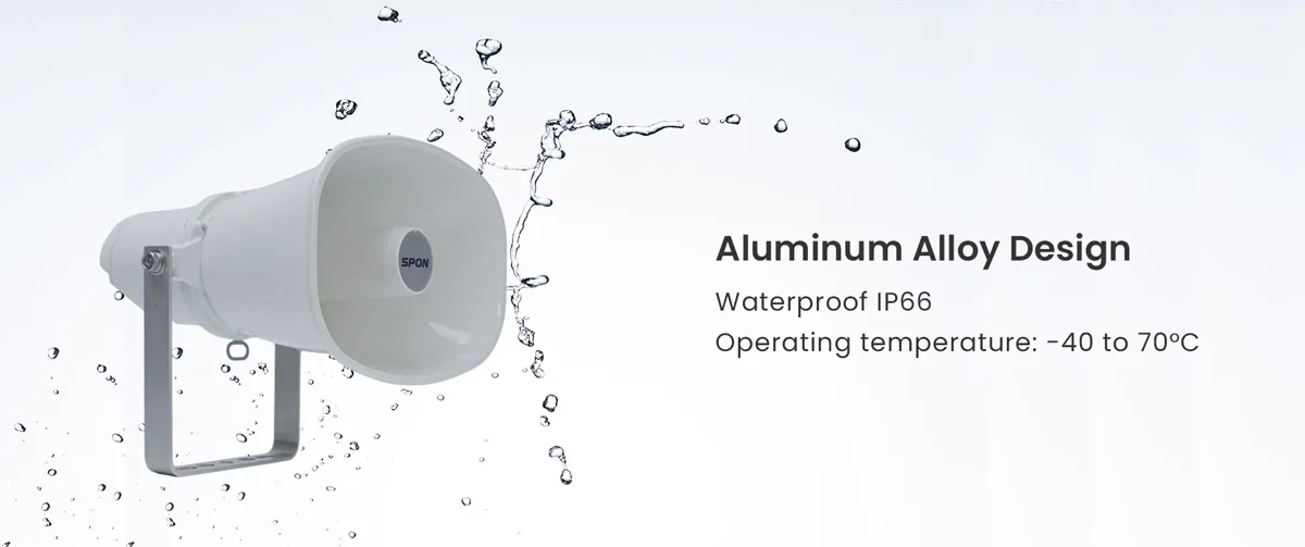 Spon Add SPON Outdoor Waterproof SIP 2 Way Audio Talk-back IP Horn Speaker ...