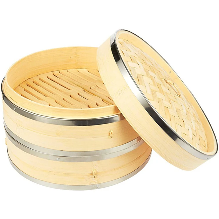 High Quality Bamboo Food Steamer Lifestyle Cookware