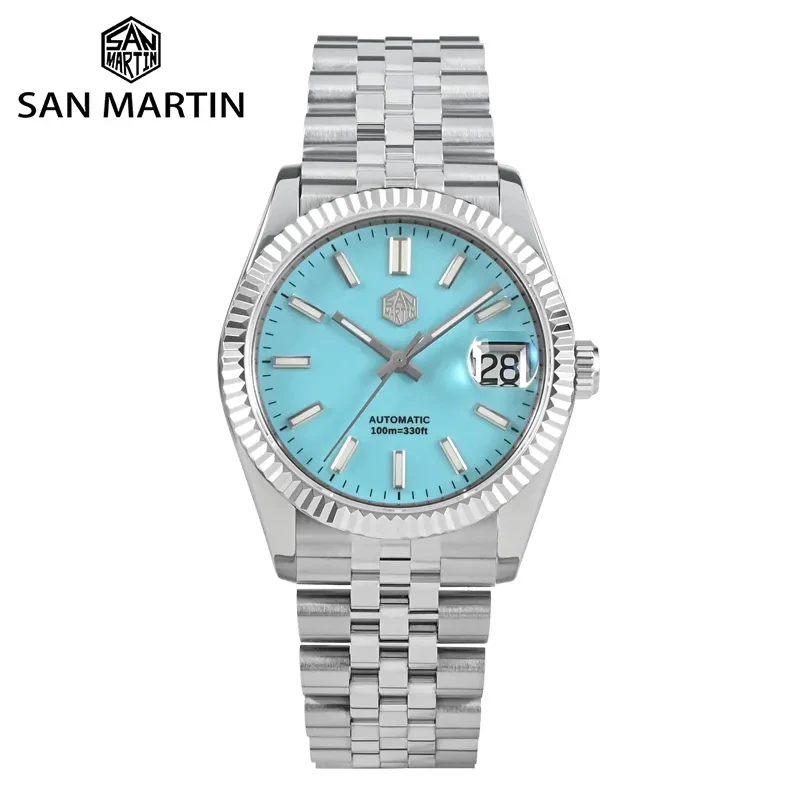 San Martin Men Dress Watch Top Brand Luxury Automatic Mechanical  Fashion Couples Watches Sapphire Waterproof 100m BGW9