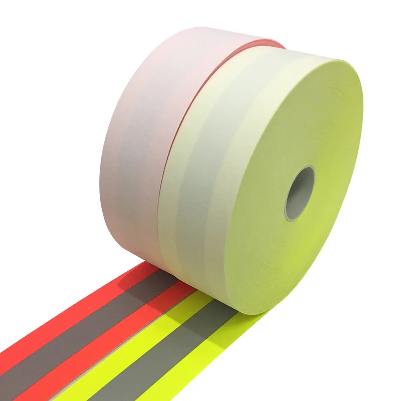 EN471 Class 2 High Visible Reflective Fabric Tape for Clothing