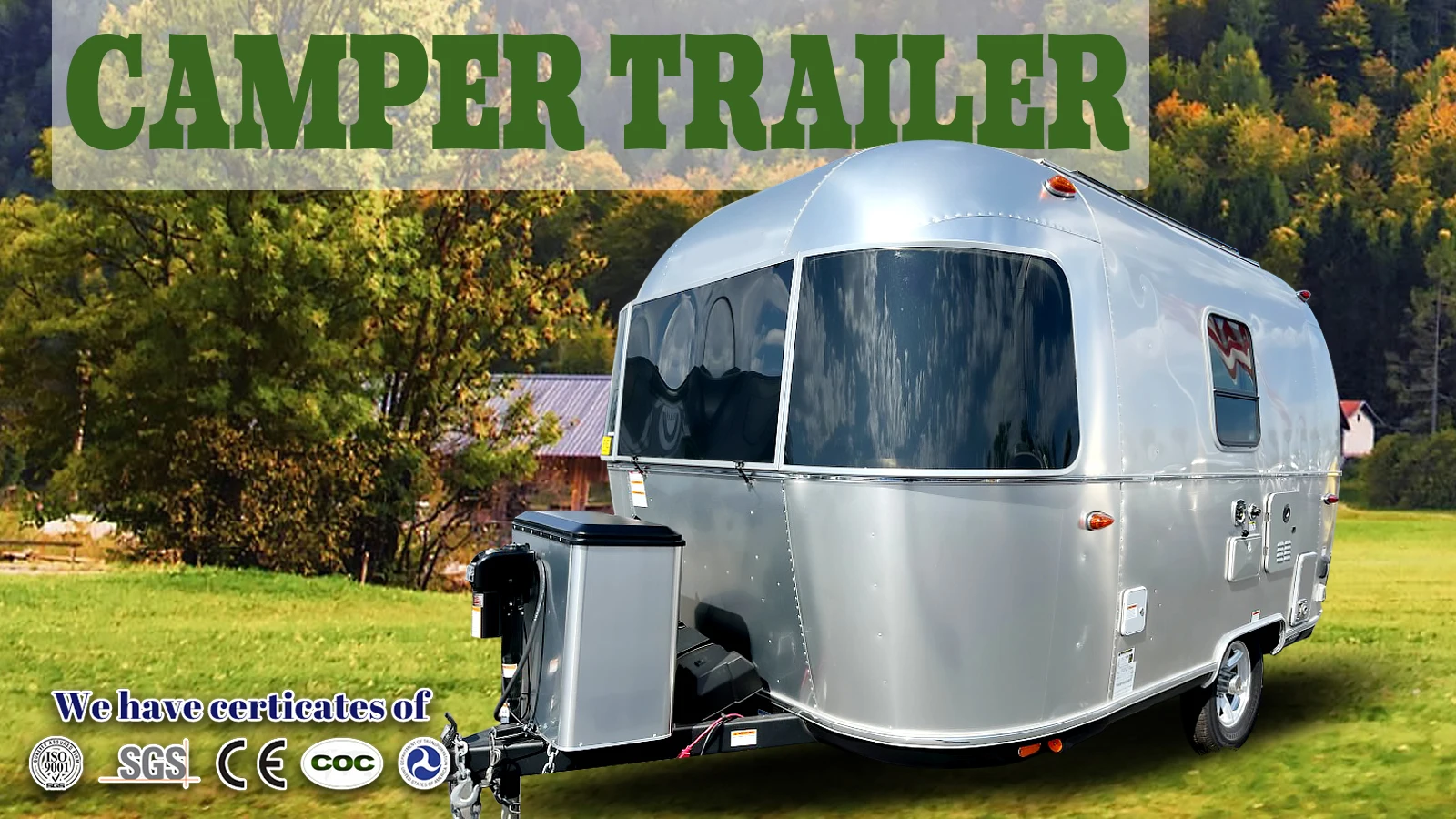 Luxury Motorhome Aluminum Travel Trailers Legal Registration Custom Small Truck Camper For