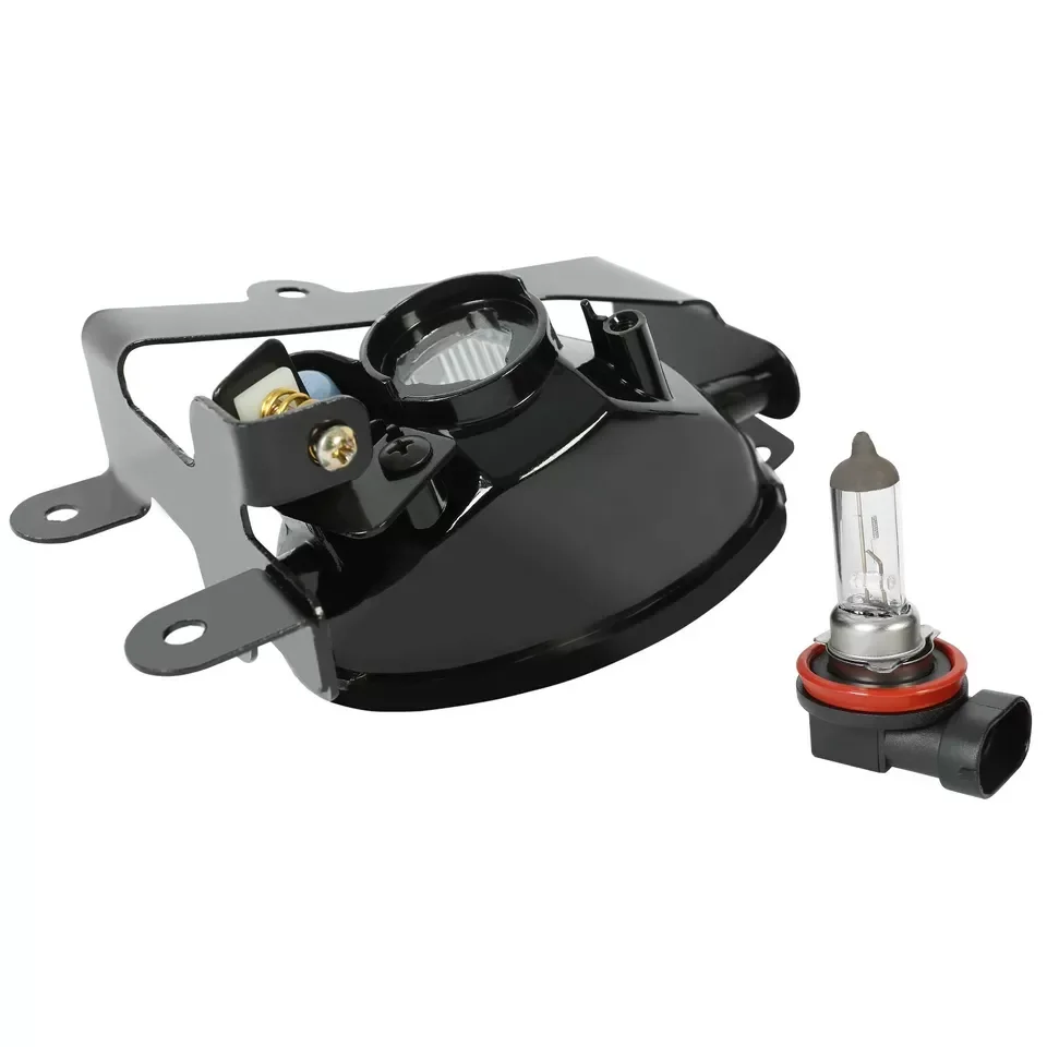 Spec-D Tuning Clear Lens Fog Lights +H11 Bulbs+Switch+Wiring Included Compatible with Honda Civic 4Dr Sedan 2013-2015 L+R Pair Assembly
