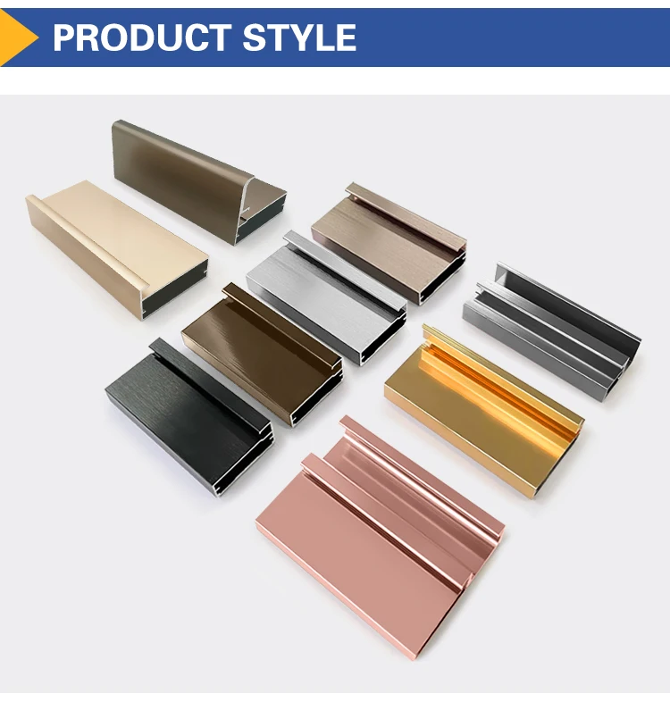 Customized Modern Aluminum Frame Extrusion Sliding Door with Double ...