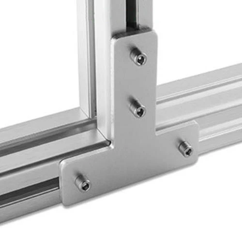 Алюминиевые принадлежности для профиля крепежные кронштейны угловой полки черное настенное крепление кронштейн телевизора