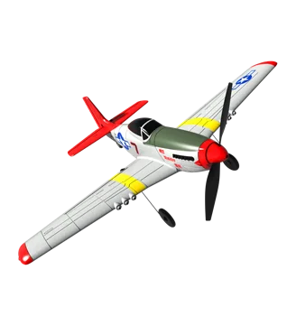 Volantex Mini P51D Radio Control Toys 400mm RTF Brushed 4-CH rc hobby airplanes for adult and kids Park Flyer by Epp Foam