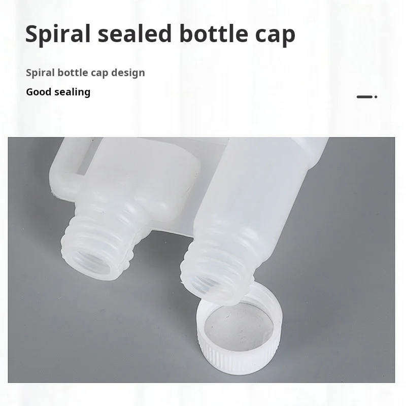 Natural 1000ml 1L Double Neck HDPE Dual Chamber Custom Color Screen Printed Dosing Bottle Pump Sprayer for Chemical Dose