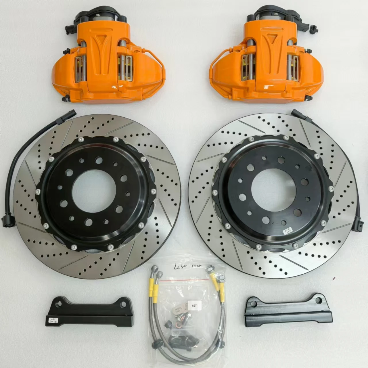 Jekit Racing Upgrade Brakes Big 380mm Brake Kit High Performance 6 Pot with 4 Pot GT6 EPB for 2021 Ram Truck TRX Custom Aluminum