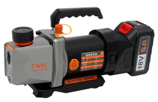 China Factory Wholesale HVAC 18V 2.5CFM Refrigeration DC Brush Motor Lithium Battery High Pressure Electric Vacuum Pump