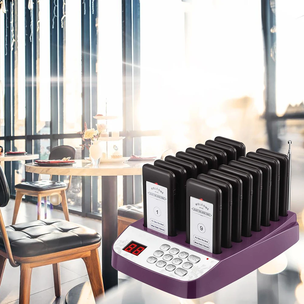 Customer Coaster System Calling Restaurant Pagers Paging Costeffective