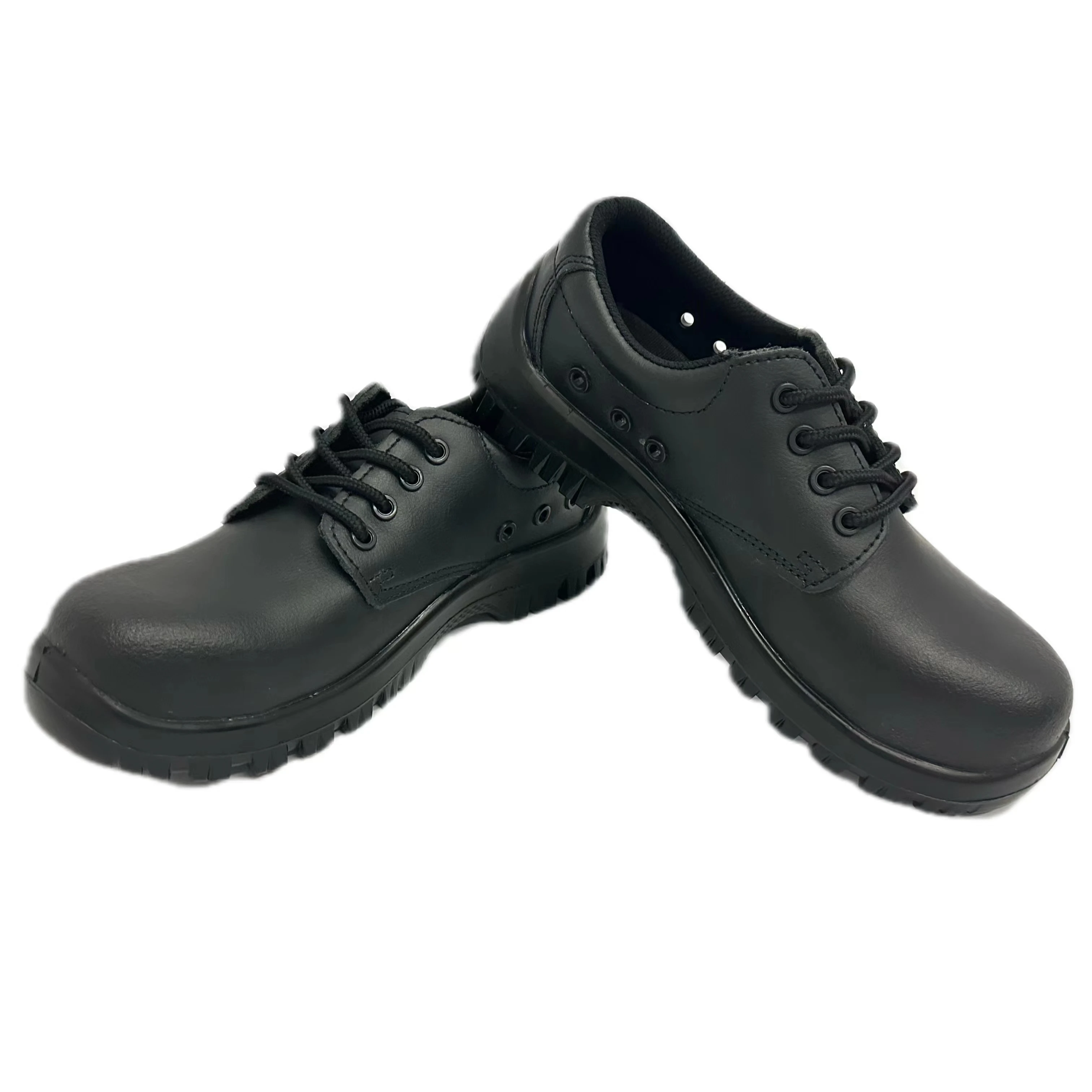 Металл бесплатно хорошие цены черная натуральная кожа искусственная промышленная Антистатическая Безопасная рабочая Мужская обувь для лесных помещений ESD