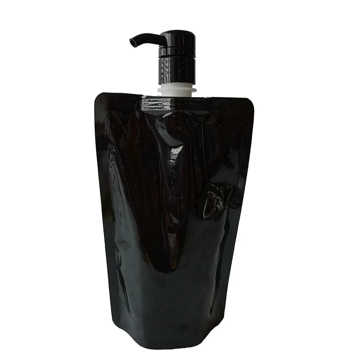 Custom Design Print with Foam Pump Head Stand up Liquid Soap Hand Sanitizer Foam Refillable Pouch Bag