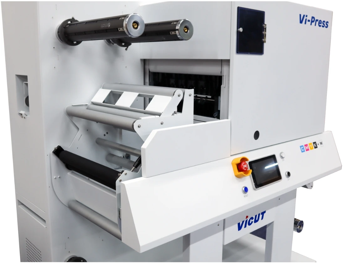 High Quality Roll Digital Label Printer Based Toner Printing Machine Roll to Roll Printing Label Machine Vi-Press