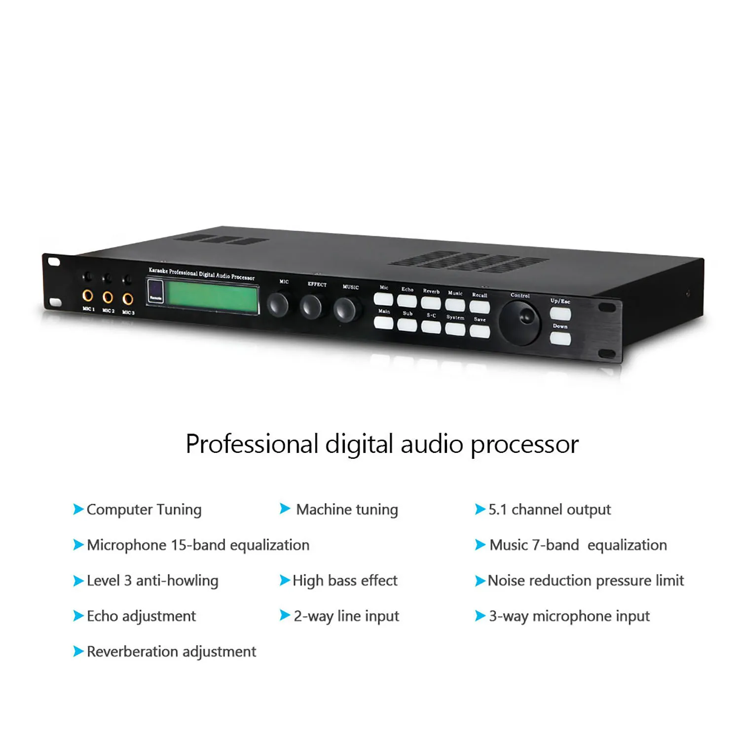 X5 DSP Audio Processor - Professional Karaoke Pre-effects