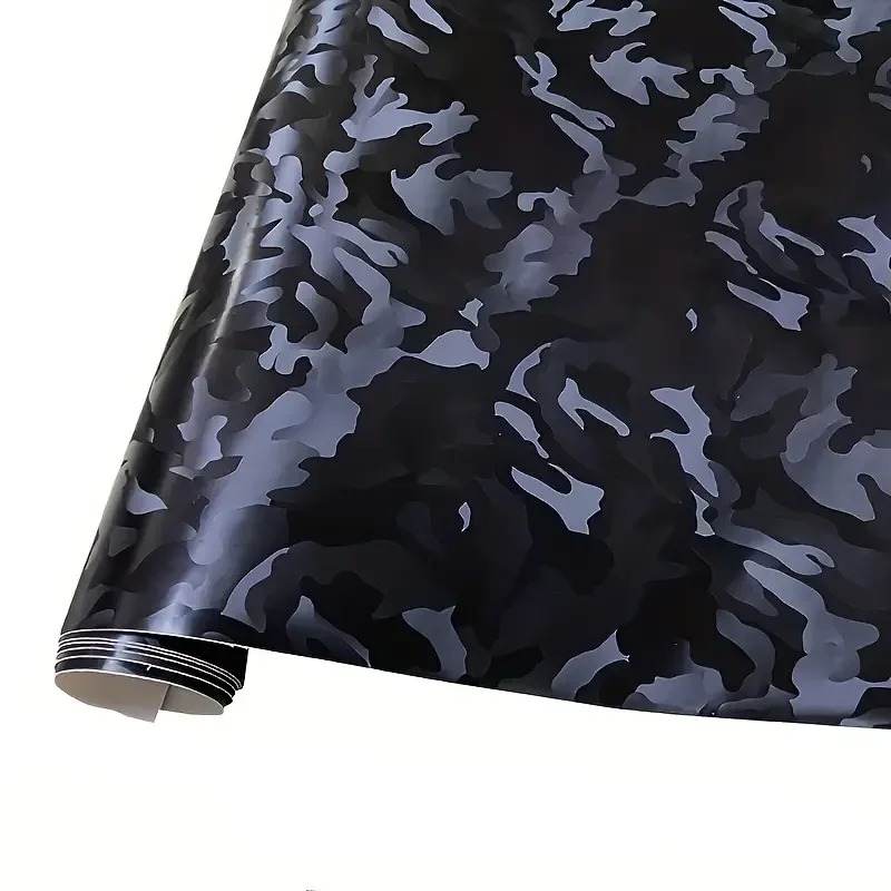 Vinyl Wrap Car Ghost Vinyl Camo 1.52*17M PVC Film Shadow Black Wrap Film Car for Car Wrap Vinyl