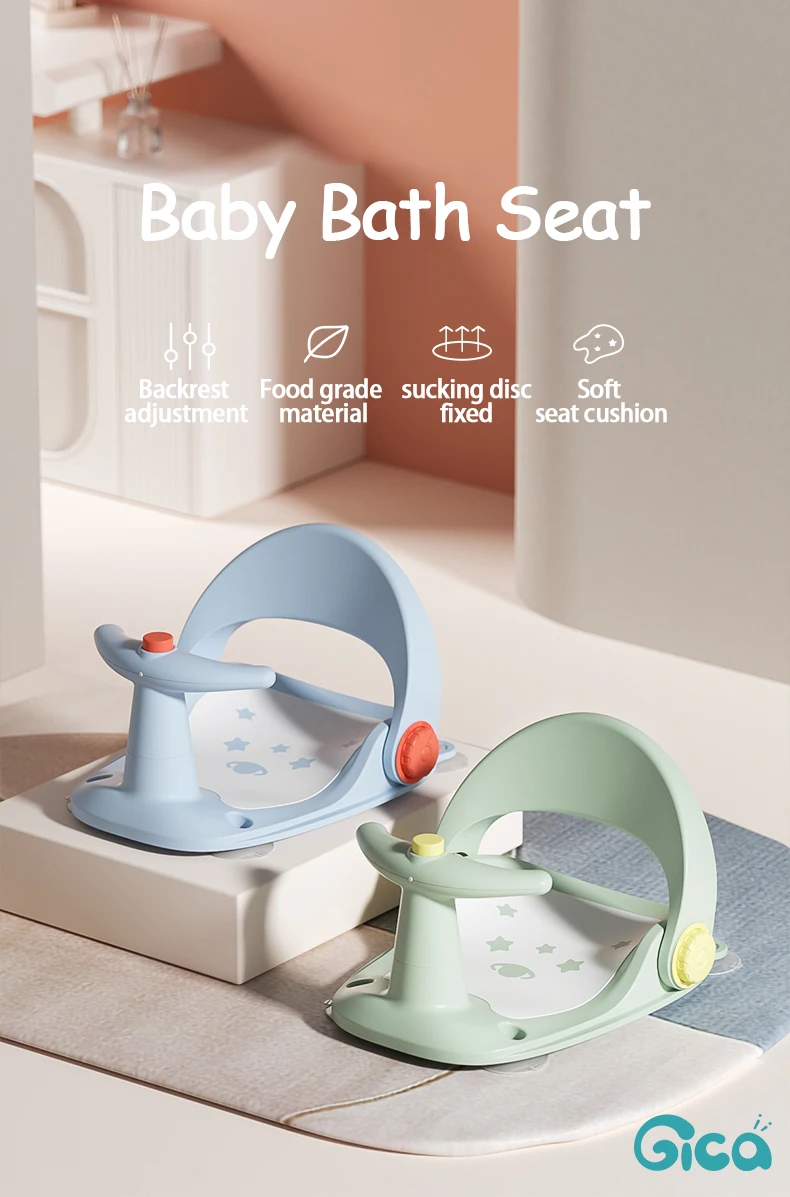 Ergonomic Seat For The Bathtub Baby Bath Chair Soft Bathing Tub Seat
