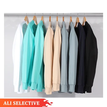 MTL2001 Spring&Summer Hot Sales 250g 100% Cotton Custom Long Sleeve T Shirt Men Long Sleeve T-Shirts Women