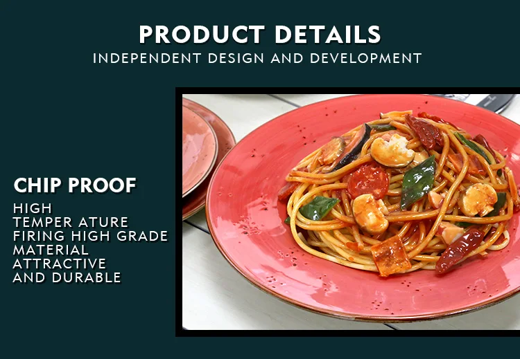 Different Inch High Quality Hotel Catering Hat Shape Ceramic Round Pasta Soup Plate Wholesale Restaurant Dinner Plate