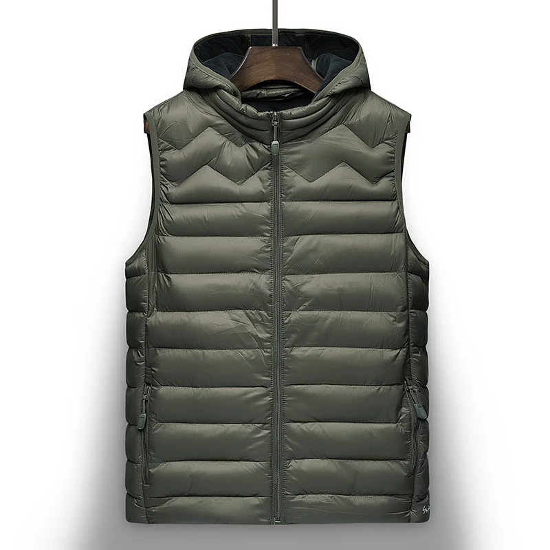 Men's Padded Fleece Polyester Fake Down 